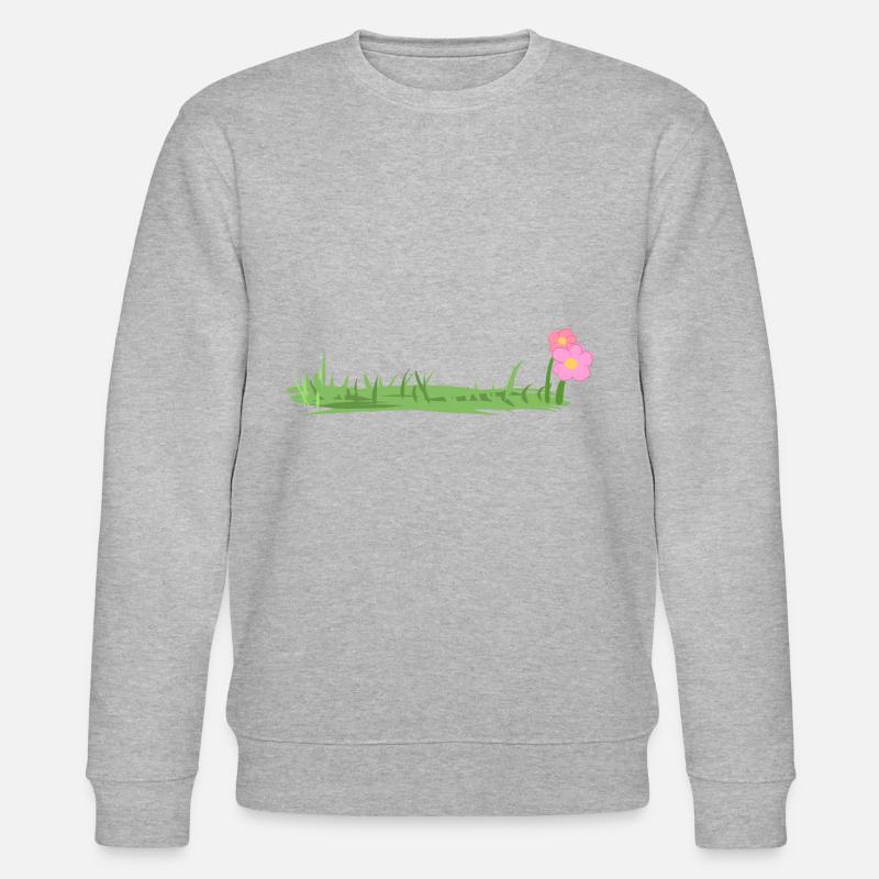Symbole de sol Fleur - Sweat bio CHANGER Stanley/Stella Unisexe - gris chiné
