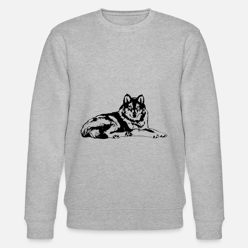 Loup - Sweat bio CHANGER Stanley/Stella Unisexe - gris chiné