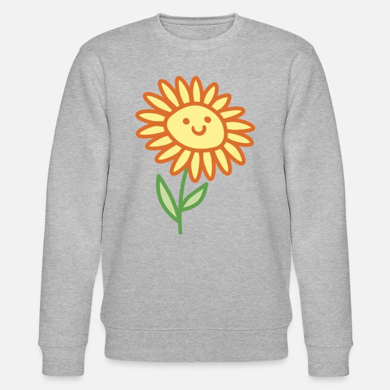 Fleur de soleil - Sweat bio CHANGER Stanley/Stella Unisexe - gris chiné