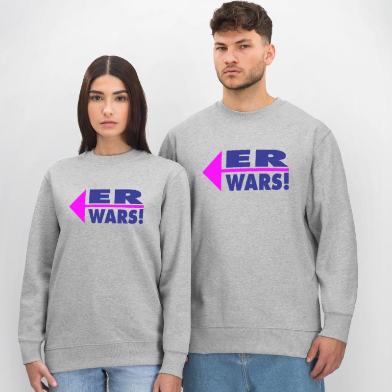 Er wars! Partner- oder Partyshirt Stanley/Stella Unisex Bio-Sweatshirt CHANGER 