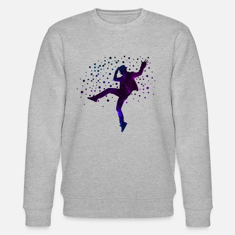 Galaxy Dancer - Stanley/Stella Unisex Bio-Sweatshirt CHANGER  - Grau meliert