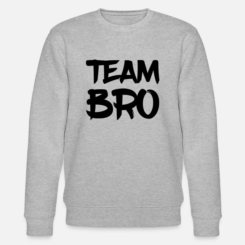 Team Bro - Stanley/Stella Unisex Bio-Sweatshirt CHANGER  - Grau meliert