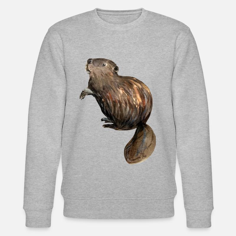 Bieber - Sweat bio CHANGER Stanley/Stella Unisexe - gris chiné