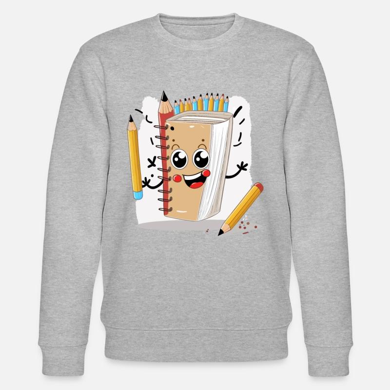 Le maître du croquis - Sweat bio CHANGER Stanley/Stella Unisexe - gris chiné