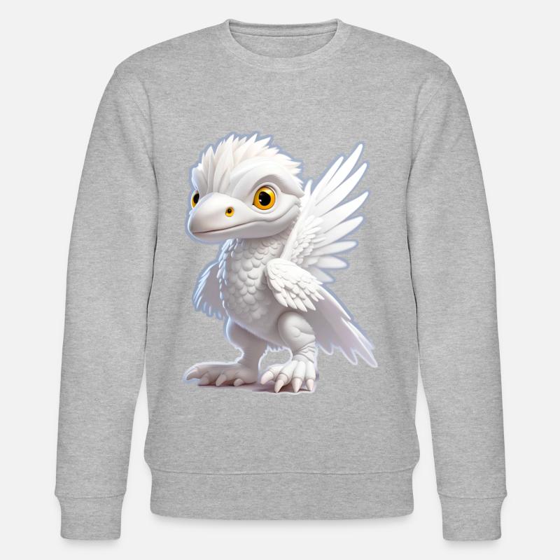 Petit Dragon - Sweat bio CHANGER Stanley/Stella Unisexe - gris chiné