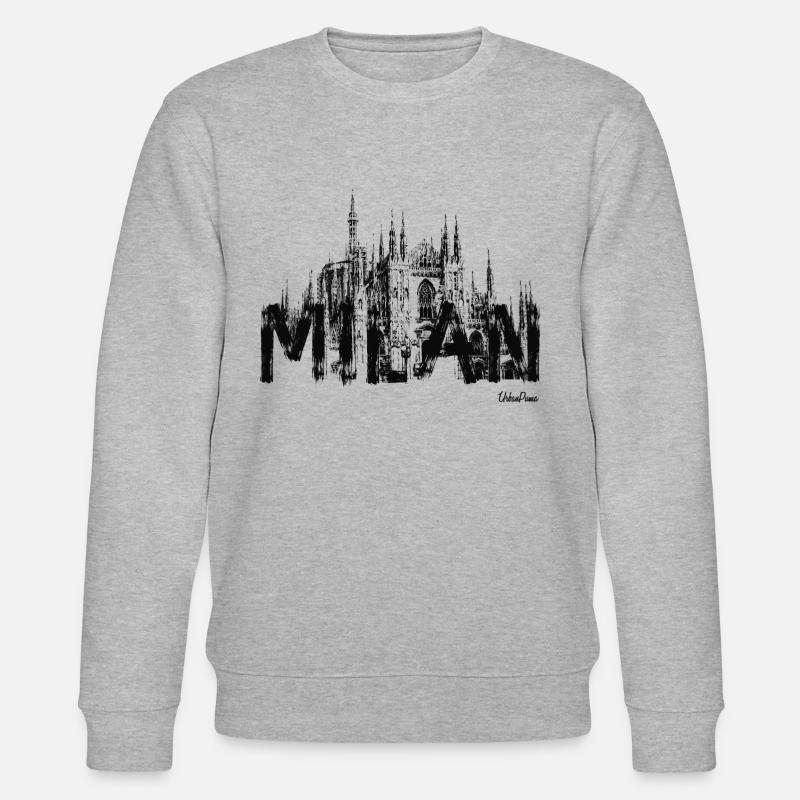 Mailand Dom - Stanley/Stella Unisex Bio-Sweatshirt CHANGER  - Grau meliert
