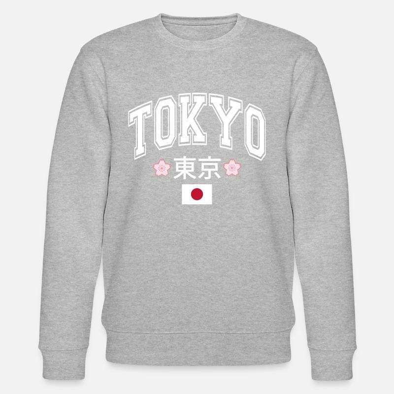 Tokio - Stanley/Stella Unisex Bio-Sweatshirt CHANGER  - Grau meliert
