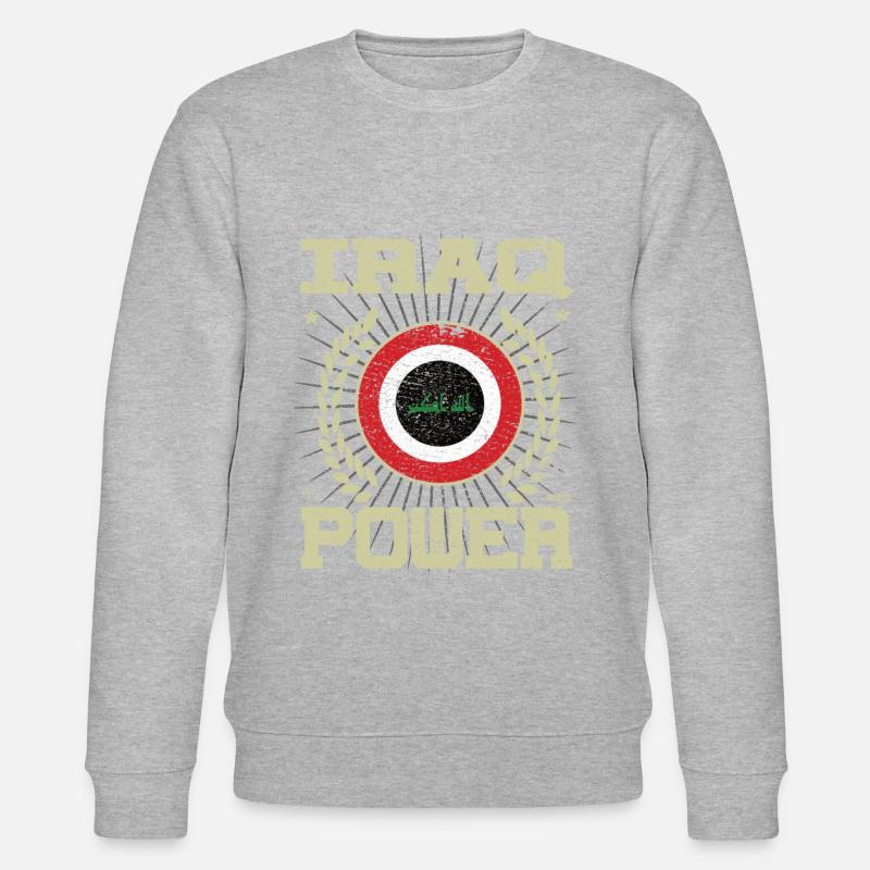 Cool Irak, Design - Sweat bio CHANGER Stanley/Stella Unisexe - gris chiné