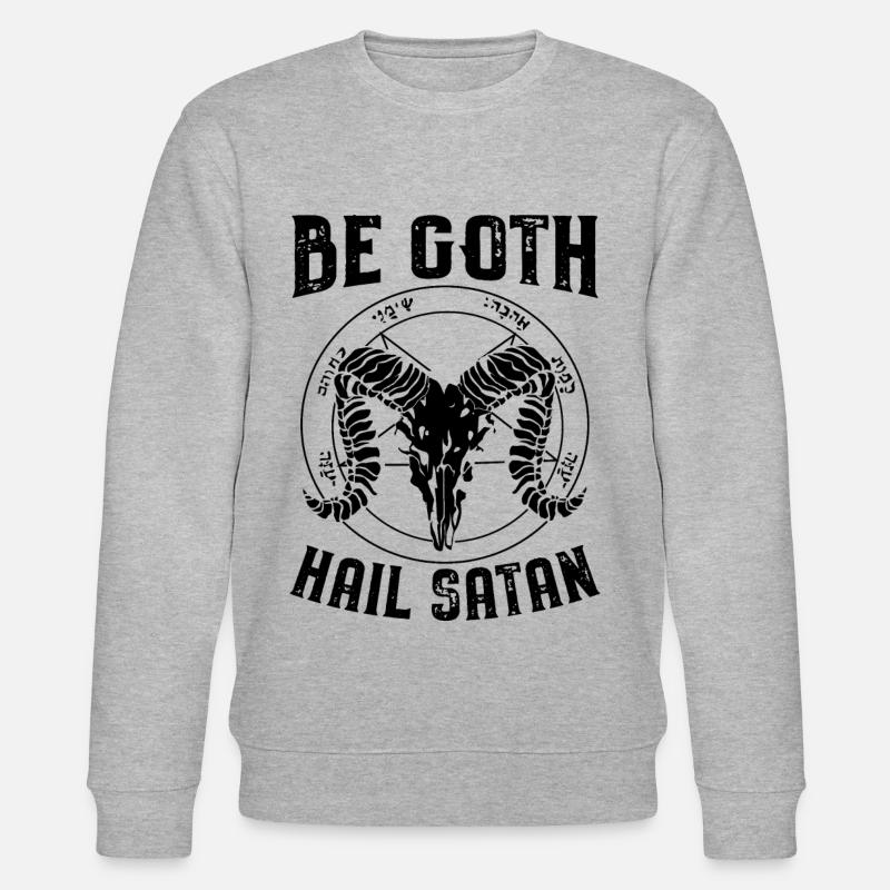 Satanismus - Stanley/Stella Unisex Bio-Sweatshirt CHANGER  - Grau meliert