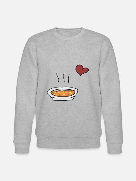 Essen Suppe - Stanley/Stella Unisex Bio-Sweatshirt CHANGER - Grau meliert