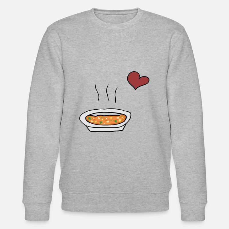 Soupe alimentaire - Sweat bio CHANGER Stanley/Stella Unisexe - gris chiné