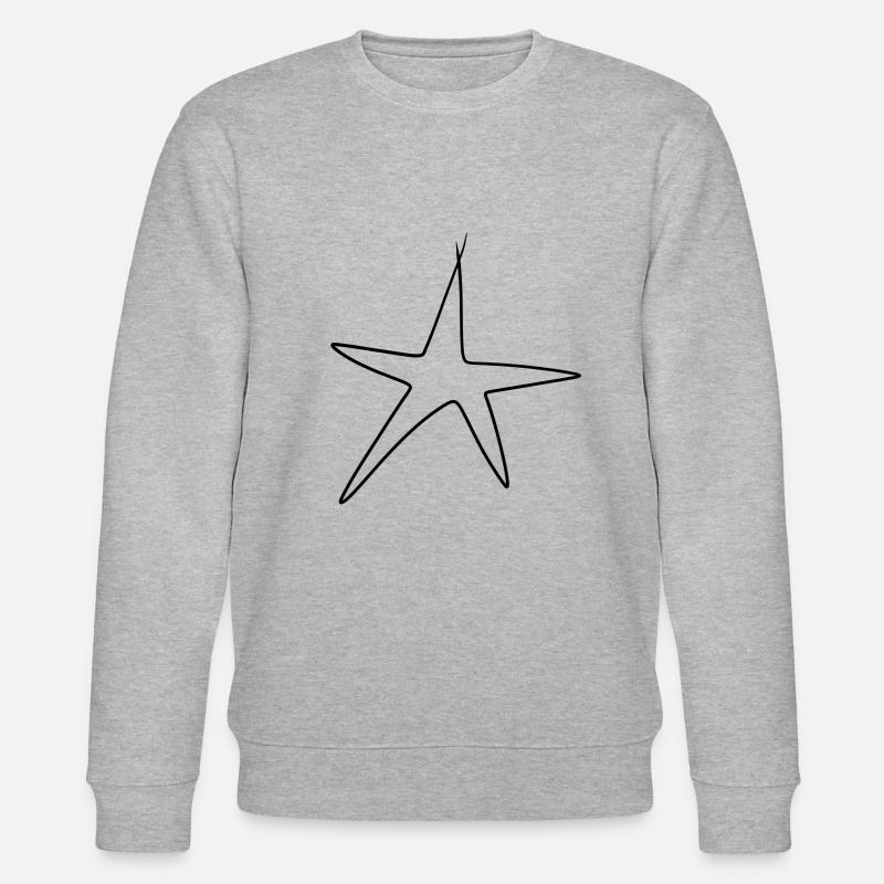 stern sterne - Stanley/Stella Unisex Bio-Sweatshirt CHANGER  - Grau meliert