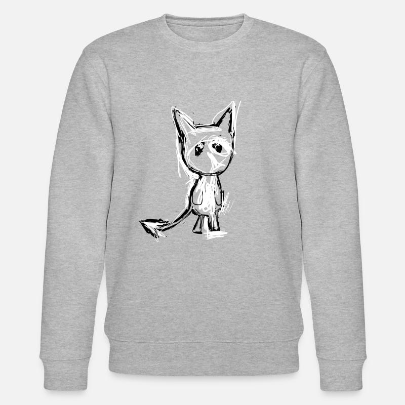 devil evil - Stanley/Stella CHANGER Unisex Organic Sweatshirt - heather grey