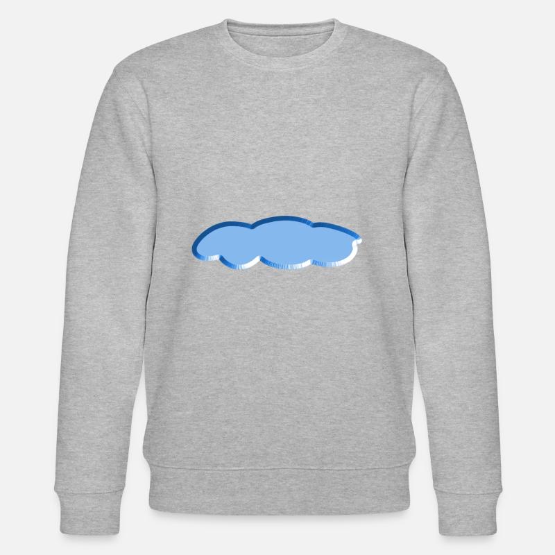 symbole de nuage bleu ciel - Sweat bio CHANGER Stanley/Stella Unisexe - gris chiné