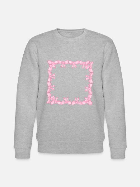 frame square square loop pink - Stanley/Stella CHANGER Unisex Organic Sweatshirt - heather grey