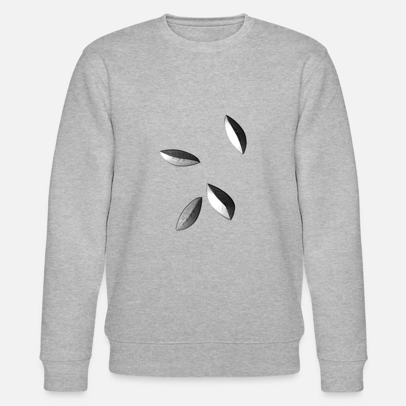 grey symbols pattern sheets - Stanley/Stella CHANGER Unisex Organic Sweatshirt - heather grey