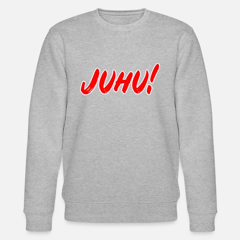 Juhu! - Stanley/Stella Unisex Bio-Sweatshirt CHANGER  - Grau meliert