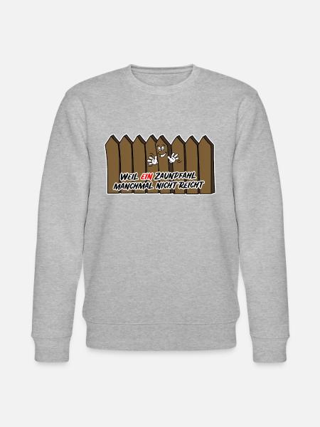 Et blink med hegnet efter tegneserietegning - Stanley/Stella økologisk unisex-sweatshirt CHANGER  - grå meleret