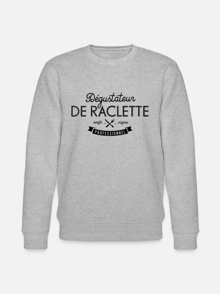 Raclette-Schnupper - Stanley/Stella Unisex Bio-Sweatshirt CHANGER - Grau meliert
