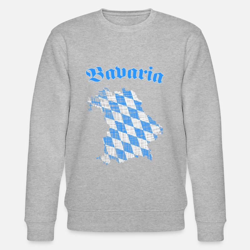 Bayern Bavaria - Stanley/Stella Unisex Bio-Sweatshirt CHANGER  - Grau meliert