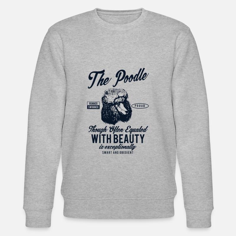 Pudel - Stanley/Stella Unisex Bio-Sweatshirt CHANGER  - Grau meliert