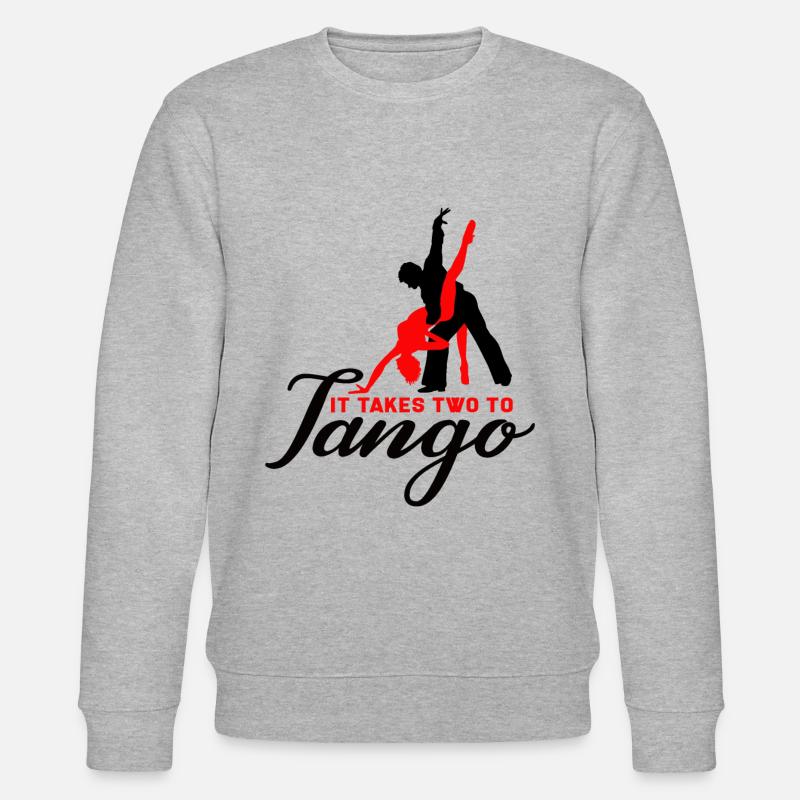 Tango Tänzer - Stanley/Stella Unisex Bio-Sweatshirt CHANGER  - Grau meliert