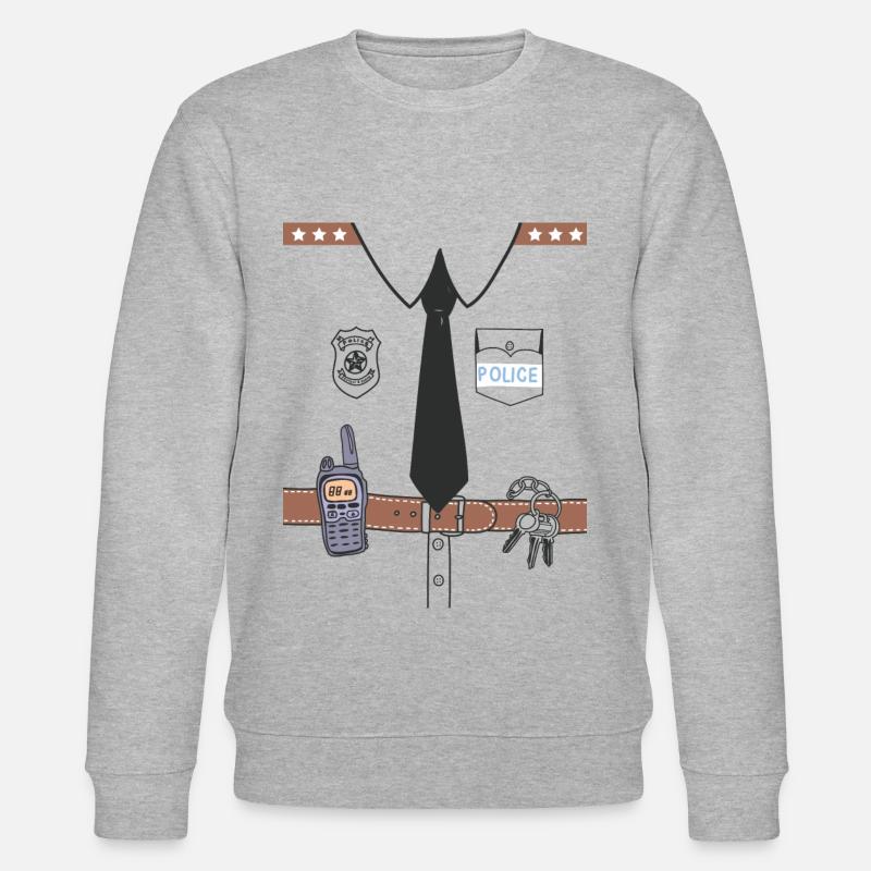 Uniforme mignon drôle - Sweat bio CHANGER Stanley/Stella Unisexe - gris chiné