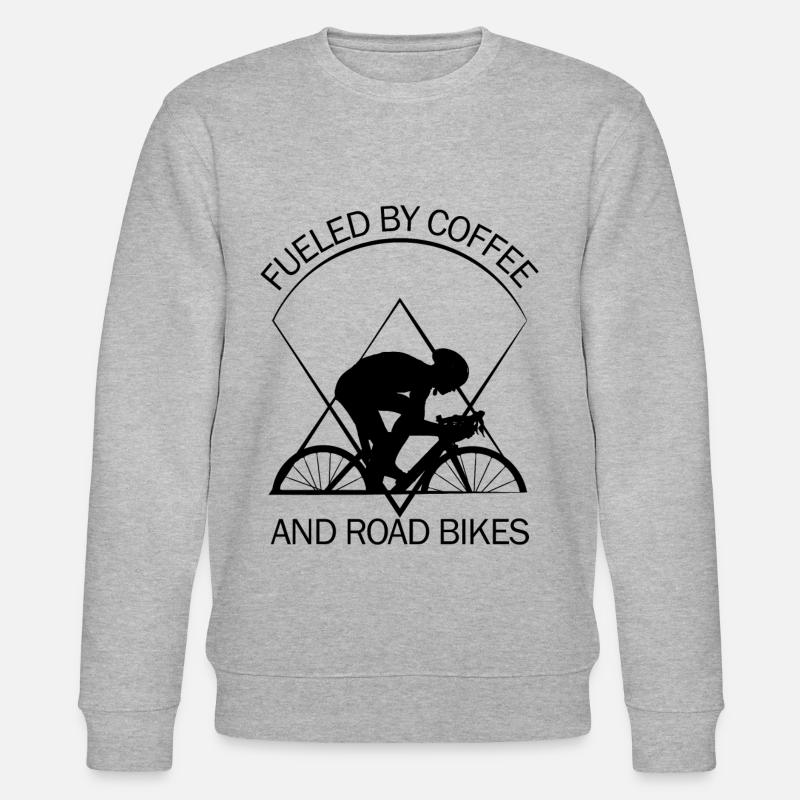 Rennrad - Stanley/Stella Unisex Bio-Sweatshirt CHANGER  - Grau meliert