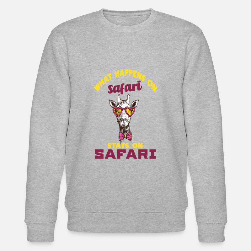 Safari - Stanley/Stella Unisex Bio-Sweatshirt CHANGER  - Grau meliert