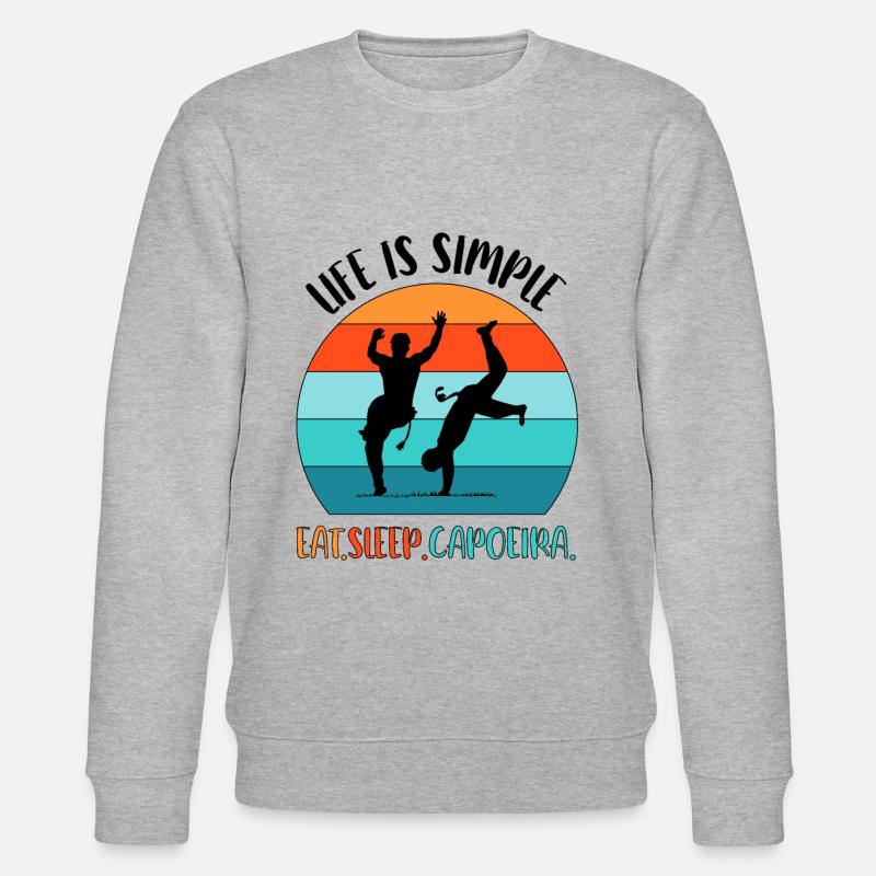 Capoeira - Sweat bio CHANGER Stanley/Stella Unisexe - gris chiné
