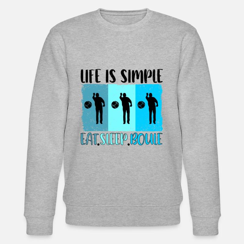 Pétanque de boule Boccia Boules - Sweat bio CHANGER Stanley/Stella Unisexe - gris chiné