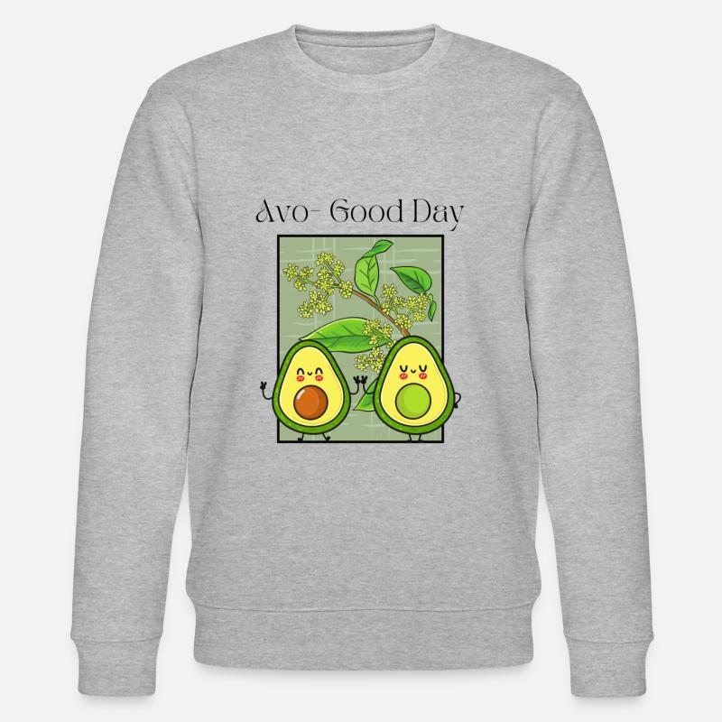 Avo-Good Day - Stanley/Stella Unisex Bio-Sweatshirt CHANGER  - Grau meliert