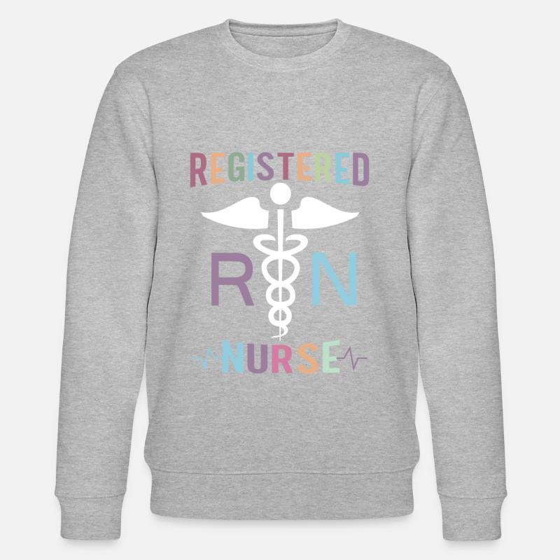 Infirmière autorisée Krankenschwester Nursing - Sweat bio CHANGER Stanley/Stella Unisexe - gris chiné