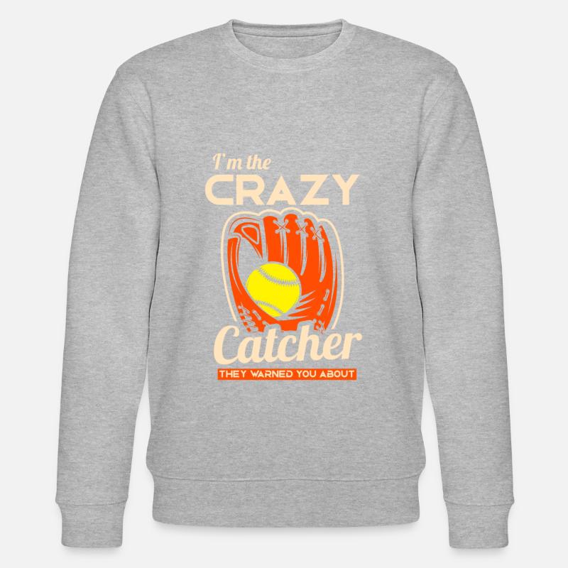 Receveur Softball amant Bat Ball - Sweat bio CHANGER Stanley/Stella Unisexe - gris chiné