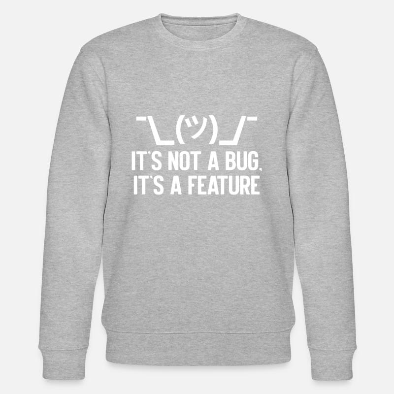 Softwareentwickler Computeringenieur Nerd - Stanley/Stella Unisex Bio-Sweatshirt CHANGER  - Grau meliert
