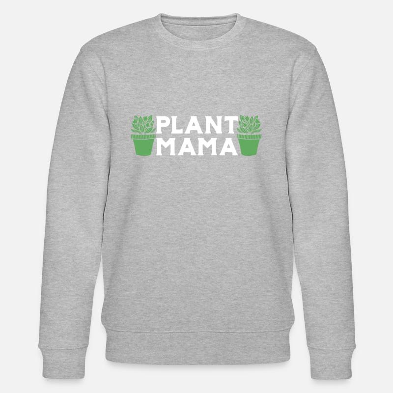 Pflanzenmutter Mutter Gartenpflanzen Blume - Stanley/Stella Unisex Bio-Sweatshirt CHANGER  - Grau meliert