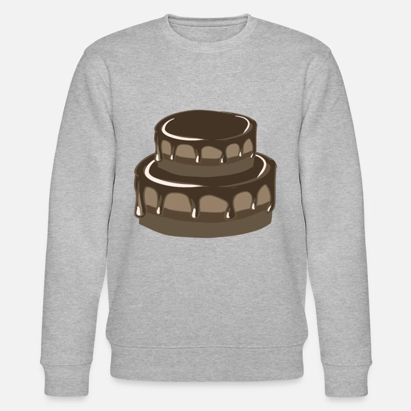 gâteau chocolat - Sweat bio CHANGER Stanley/Stella Unisexe - gris chiné