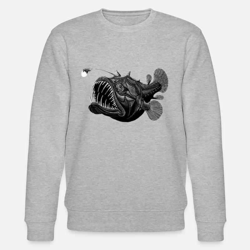 Tiefseefisch - Stanley/Stella Unisex Bio-Sweatshirt CHANGER  - Grau meliert