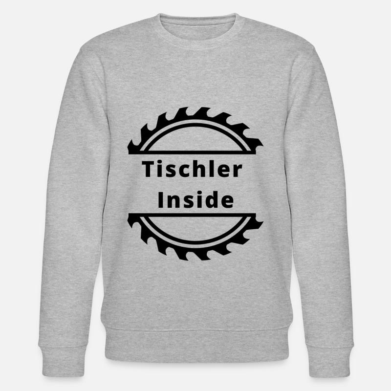 Tischler Inside - Stanley/Stella Unisex Bio-Sweatshirt CHANGER  - Grau meliert