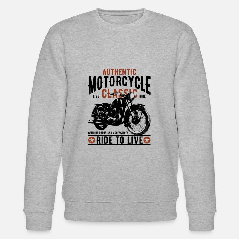 Chemise de moto - Sweat bio CHANGER Stanley/Stella Unisexe - gris chiné