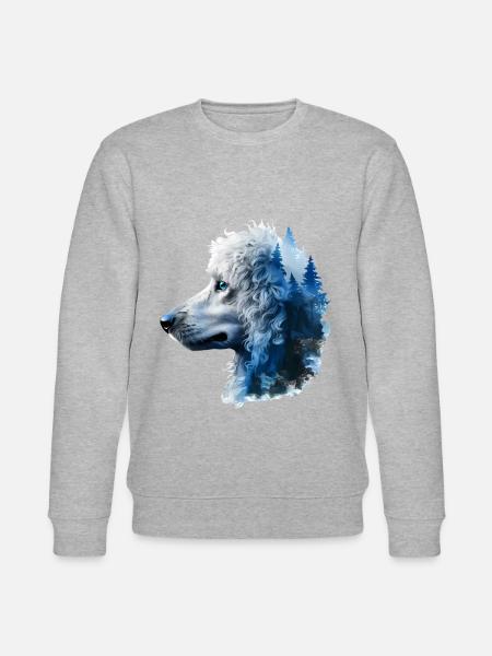 Pudel - Stanley/Stella Unisex Bio-Sweatshirt CHANGER - Grau meliert