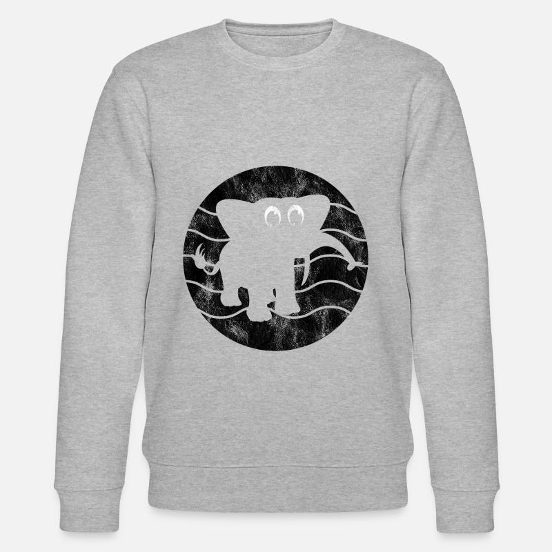 Eléphant éléphant pour enfants - Sweat bio CHANGER Stanley/Stella Unisexe - gris chiné