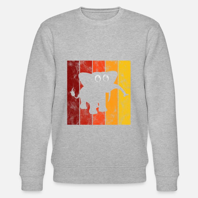Eléphant éléphant pour enfants - Sweat bio CHANGER Stanley/Stella Unisexe - gris chiné