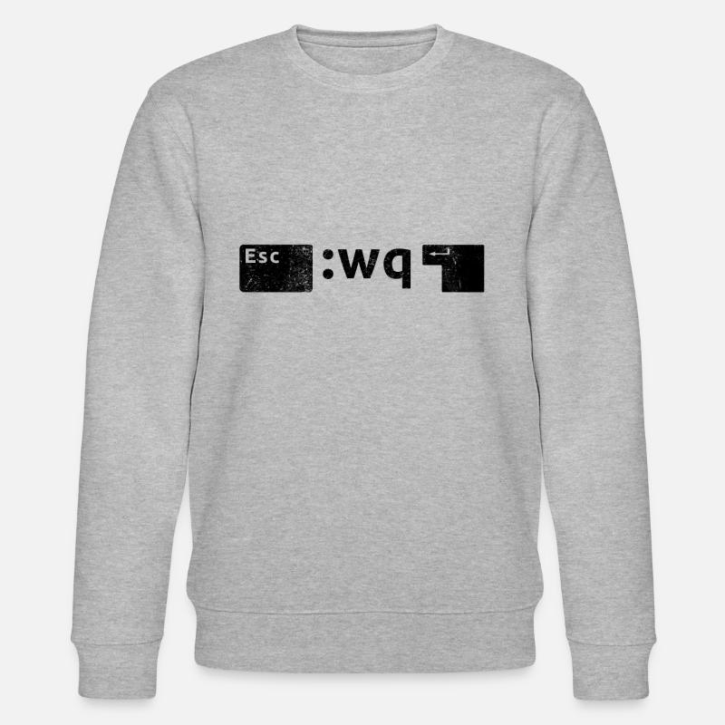 Pris au piège dans Vim - Sweat bio CHANGER Stanley/Stella Unisexe - gris chiné