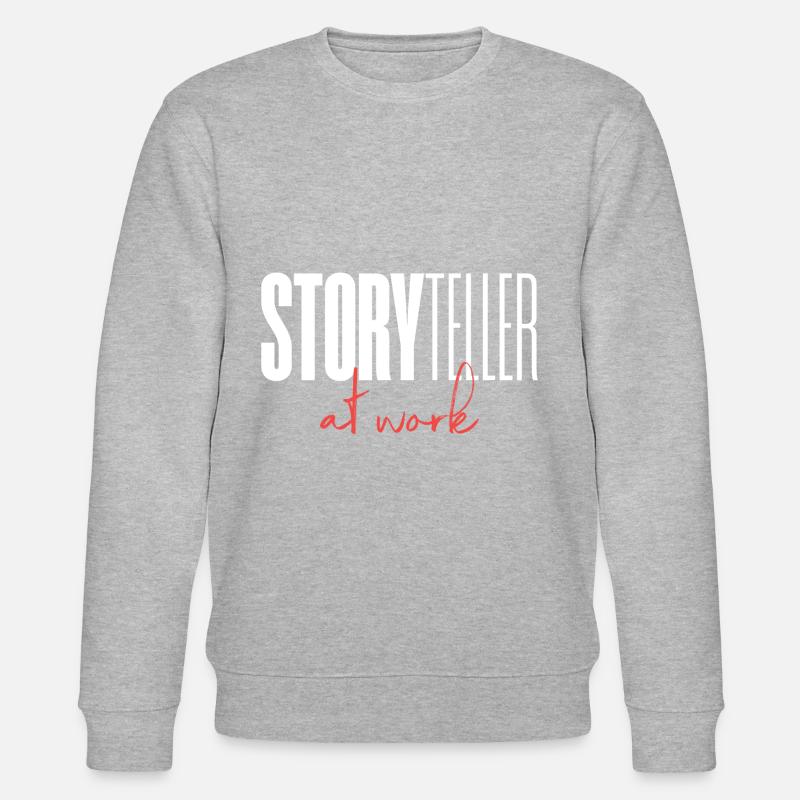 Conteur au travail - Sweat bio CHANGER Stanley/Stella Unisexe - gris chiné
