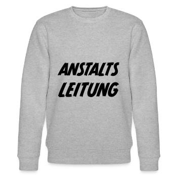 Anstaltsleitung Unternehmer Selbstständiger - Stanley/Stella Unisex Bio-Sweatshirt CHANGER  - Grau meliert - Vorne - Nik (191cm) & Marisol (170cm)