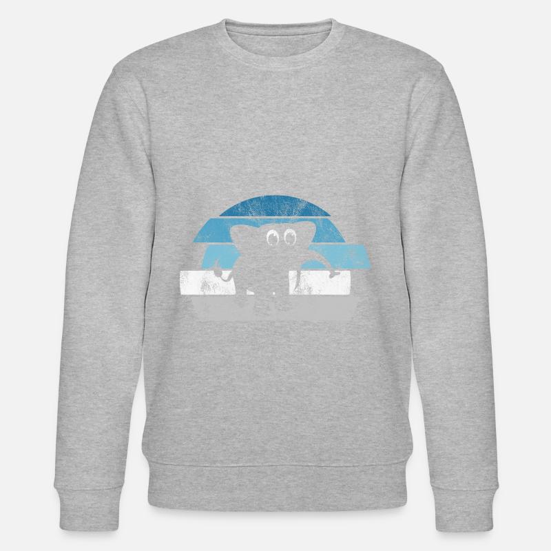 Eléphant éléphant pour enfants - Sweat bio CHANGER Stanley/Stella Unisexe - gris chiné