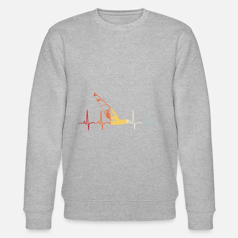 Surf de Windsurffer Windsurfing ECG - Sweat bio CHANGER Stanley/Stella Unisexe - gris chiné