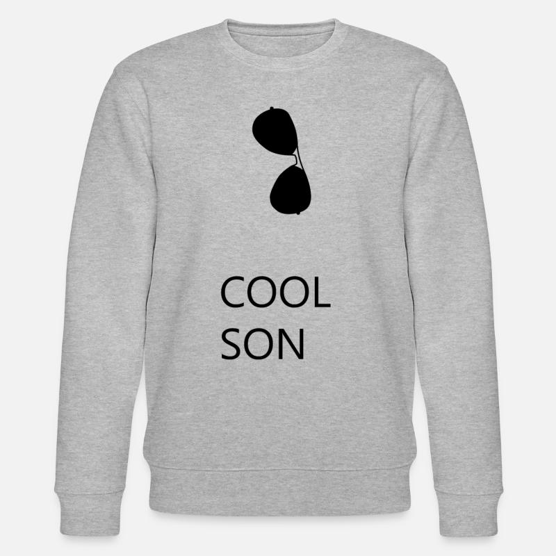 Cool Son - Stanley/Stella Unisex Bio-Sweatshirt CHANGER  - Grau meliert