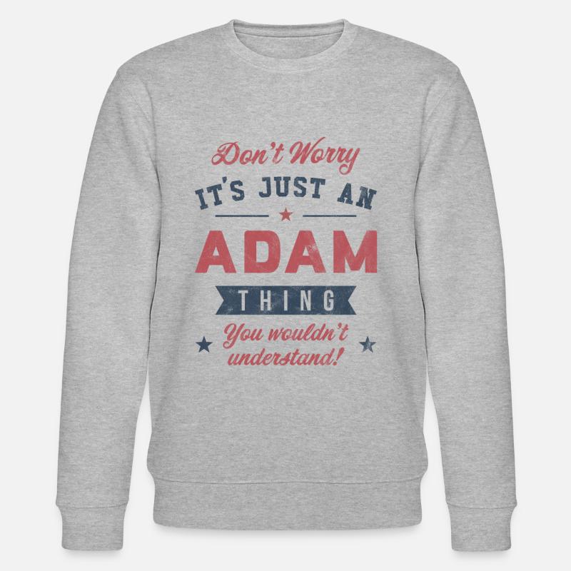 C’est un truc d’Adam - Sweat bio CHANGER Stanley/Stella Unisexe - gris chiné
